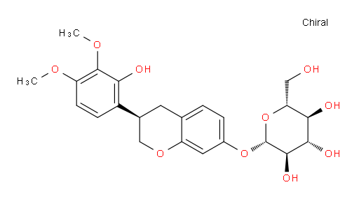 2′-Hydroxy-3′,4′-dimethoxyisoflavan 7-O-β-D-glucoside