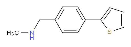 N-Methyl-4-(2-thienyl)benzenemethanamine (ACI)