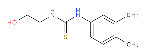 N-(3,4-Dimethylphenyl)-N′-(2-hydroxyethyl)thiourea (ACI)