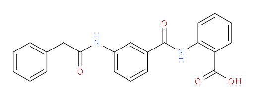 2-[[3-[(2-Phenylacetyl)amino]benzoyl]amino]benzoic acid (ACI)