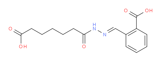 Heptanedioic acid 1-[2-[(2-carboxyphenyl)methylene]hydrazide] (ACI)