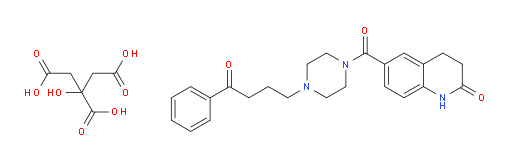 2(1H)-Quinolinone, 3,4-dihydro-6-[[4-(4-oxo-4-phenylbutyl)-1-piperazinyl]carbonyl]-, 2-hydroxy-1,2,3-propanetricarboxylate (1:1) (ACI)