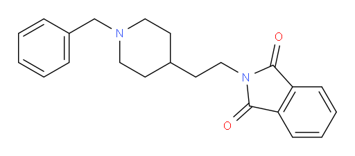 2-[2-[1-(Phenylmethyl)-4-piperidinyl]ethyl]-1H-isoindole-1,3(2H)-dione (ACI)