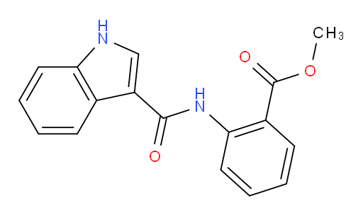 Methyl 2-[(1H-indol-3-ylcarbonyl)amino]benzoate (ACI)