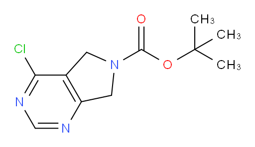 1,1-Dimethylethyl 4-chloro-5,7-dihydro-6H-pyrrolo[3,4-d]pyrimidine-6-carboxylate (ACI)
