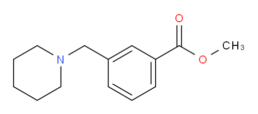 Benzoic acid, 3-(1-piperidinylmethyl)-, methyl ester (9CI, ACI)