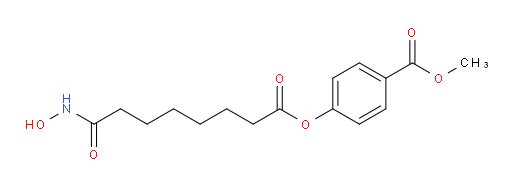 Methyl 4-[[8-(hydroxyamino)-1,8-dioxooctyl]oxy]benzoate (ACI)