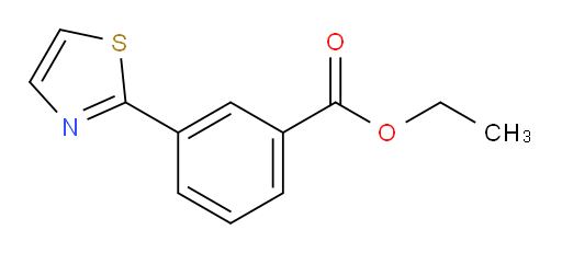Ethyl 3-(2-thiazolyl)benzoate (ACI)