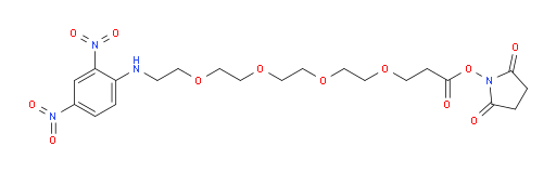 2,5-Pyrrolidinedione, 1-[3-[2-[2-[2-[2-[(2,4-dinitrophenyl)amino]ethoxy]ethoxy]ethoxy]ethoxy]-1-oxopropoxy]- (9CI)