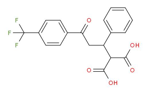 2-[3-(4-Trifluoromethylphenyl)-3-oxo-1-phenylpropyl]malonic acid