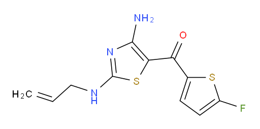[4-Amino-2-(2-propen-1-ylamino)-5-thiazolyl](5-fluoro-2-thienyl)methanone (ACI)