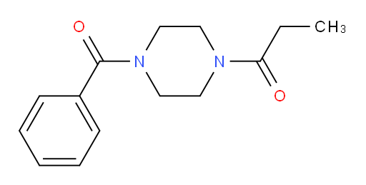 1-(4-Benzoyl-1-piperazinyl)-1-propanone (ACI)