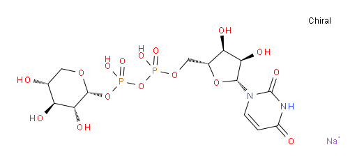 Uridine 5′-(trihydrogen diphosphate), P′-α-D-xylopyranosyl ester, disodium salt (9CI)