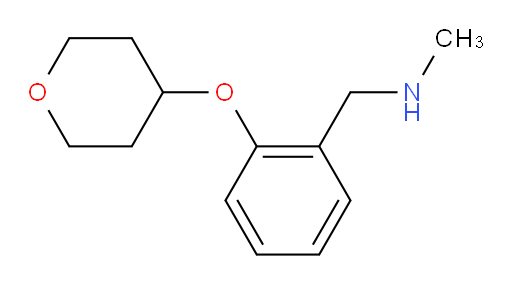 N-Methyl-2-[(tetrahydro-2H-pyran-4-yl)oxy]benzenemethanamine (ACI)
