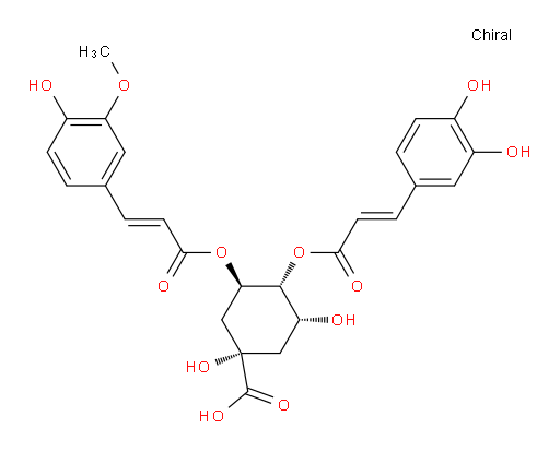 3-Feruloyl-4-caffeoylquinic acid