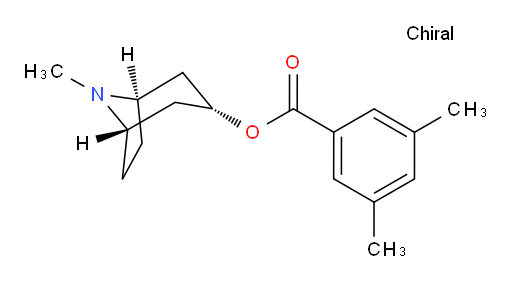 (3-endo)-8-Methyl-8-azabicyclo[3.2.1]oct-3-yl 3,5-dimethylbenzoate (ACI)