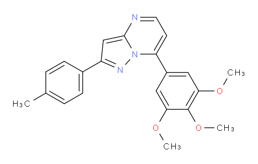 2-(4-Methylphenyl)-7-(3,4,5-trimethoxyphenyl)pyrazolo[1,5-a]pyrimidine (ACI)