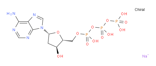 Adenosine 5′-(tetrahydrogen triphosphate), 2′-deoxy-, trisodium salt (9CI)