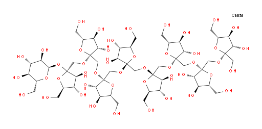 O-β-D-Fructofuranosyl-(2→1)-O-β-D-fructofuranosyl-(2→1)-O-β-D-fructofuranosyl-(2→1)-O-β-D-fructofuranosyl-(2→1)-O-β-D-fructofuranosyl-(2→1)-O-β-D-fructofuranosyl-(2→1)-O-β-D-fructofuranosyl-(2→1)-β-D-fructofuranosyl α-D-glucopyranoside (ACI)