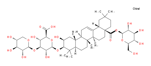 (2β,3β)-28-(β-D-Glucopyranosyloxy)-2-hydroxy-28-oxoolean-12-en-3-yl 3-O-β-D-xylopyranosyl-β-D-glucopyranosiduronic acid (ACI)