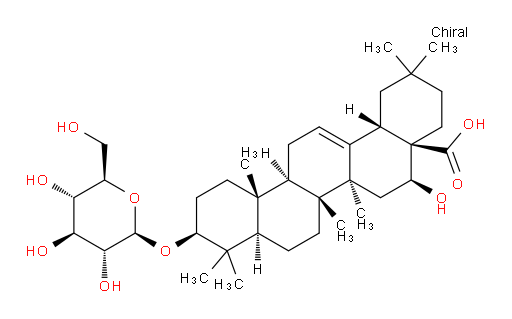 (3β,16β)-3-(β-D-Glucopyranosyloxy)-16-hydroxyolean-12-en-28-oic acid (ACI)
