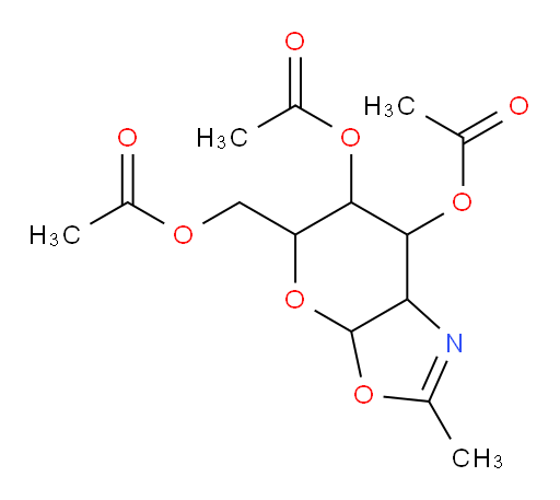 (3aR,5R,6R,7R,7aR)-5-(Acetoxymethyl)-2-methyl-5,6,7,7a-tetrahydro-3aH-pyrano[3,2-d]oxazole-6,7-diyl diacetate