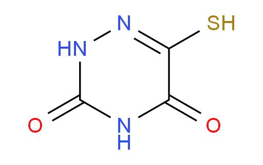 6-sulfanyl-2,3,4,5-tetrahydro-1,2,4-triazine-3,5-dione