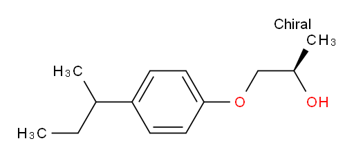 (2R)-1-[4-(butan-2-yl)phenoxy]propan-2-ol