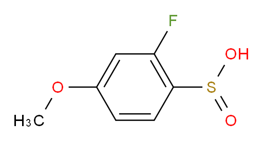 2-fluoro-4-methoxybenzene-1-sulfinic acid