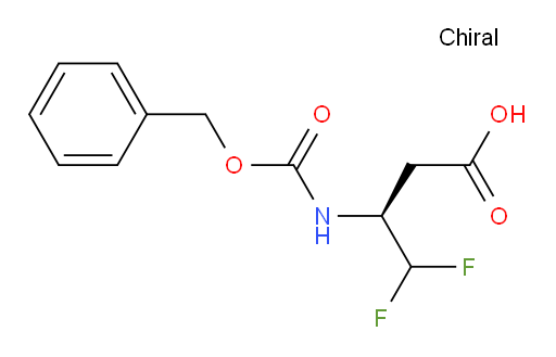 (3S)-3-{[(benzyloxy)carbonyl]amino}-4,4-difluorobutanoic acid