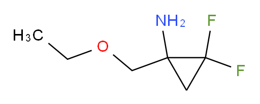 1-(ethoxymethyl)-2,2-difluorocyclopropan-1-amine