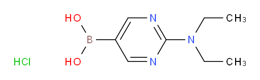 [2-(diethylamino)pyrimidin-5-yl]boronic acid hydrochloride