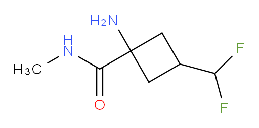 1-amino-3-(difluoromethyl)-N-methylcyclobutane-1-carboxamide