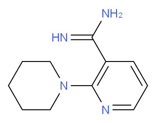 2-(piperidin-1-yl)pyridine-3-carboximidamide