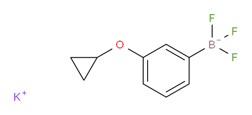 potassium (3-cyclopropoxyphenyl)trifluoroboranuide