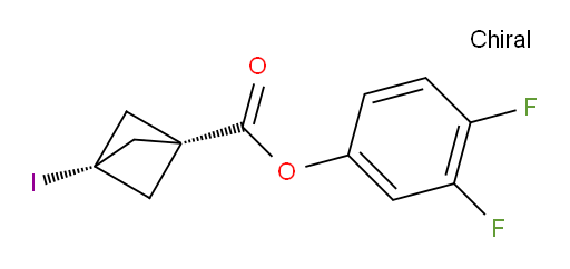3,4-difluorophenyl 3-iodobicyclo[1.1.1]pentane-1-carboxylate