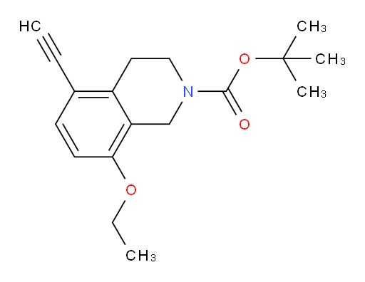 tert-butyl 8-ethoxy-5-ethynyl-1,2,3,4-tetrahydroisoquinoline-2-carboxylate