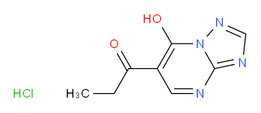 1-{7-hydroxy-[1,2,4]triazolo[1,5-a]pyrimidin-6-yl}propan-1-one hydrochloride