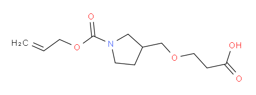 3-({1-[(prop-2-en-1-yloxy)carbonyl]pyrrolidin-3-yl}methoxy)propanoic acid