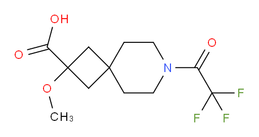 2-methoxy-7-(2,2,2-trifluoroacetyl)-7-azaspiro[3.5]nonane-2-carboxylic acid