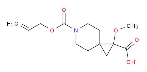1-methoxy-6-[(prop-2-en-1-yloxy)carbonyl]-6-azaspiro[2.5]octane-1-carboxylic acid
