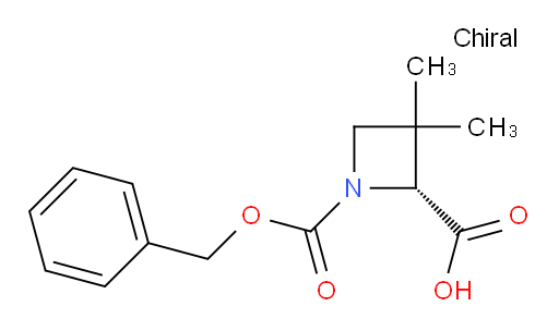 (2R)-1-[(benzyloxy)carbonyl]-3,3-dimethylazetidine-2-carboxylic acid