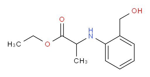 ethyl 2-{[2-(hydroxymethyl)phenyl]amino}propanoate