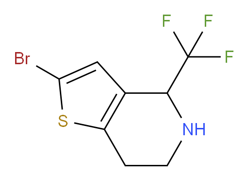 2-bromo-4-(trifluoromethyl)-4H,5H,6H,7H-thieno[3,2-c]pyridine
