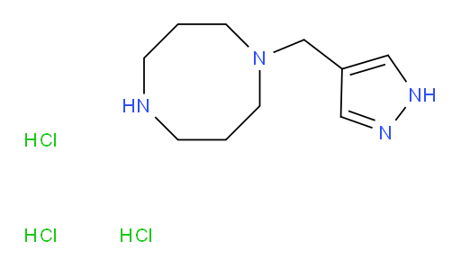 1-[(1H-pyrazol-4-yl)methyl]-1,5-diazocane trihydrochloride