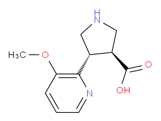 rac-(3R,4R)-4-(3-methoxypyridin-2-yl)pyrrolidine-3-carboxylic acid