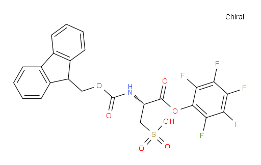(2R)-2-({[(9H-fluoren-9-yl)methoxy]carbonyl}amino)-3-oxo-3-(2,3,4,5,6-pentafluorophenoxy)propane-1-sulfonic acid
