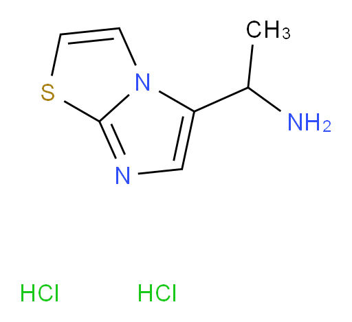 1-{imidazo[2,1-b][1,3]thiazol-5-yl}ethan-1-amine dihydrochloride
