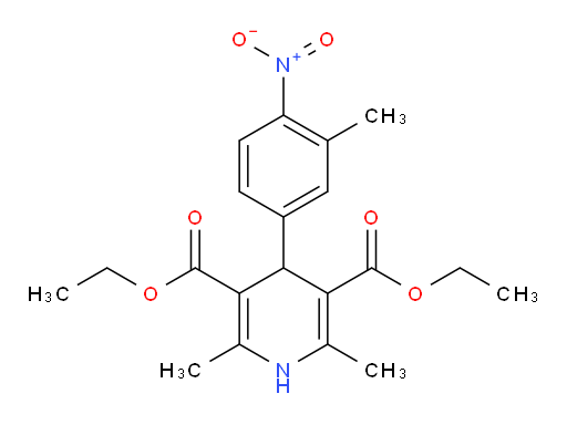 3,5-diethyl 2,6-dimethyl-4-(3-methyl-4-nitrophenyl)-1,4-dihydropyridine-3,5-dicarboxylate