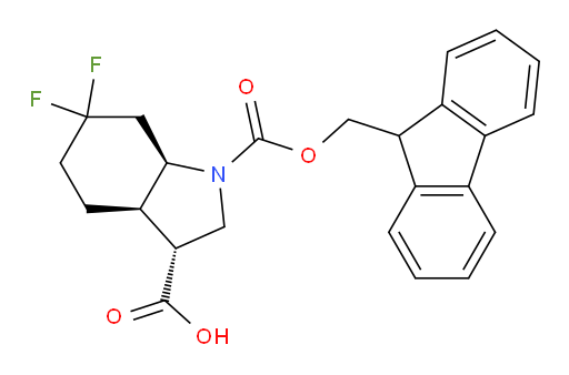 rac-(3R,3aR,7aR)-1-{[(9H-fluoren-9-yl)methoxy]carbonyl}-6,6-difluoro-octahydro-1H-indole-3-carboxylic acid